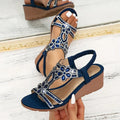 Tivana Women's Wedge Sandals | Orthopaedic Support, Memory Foam Insole - 1
