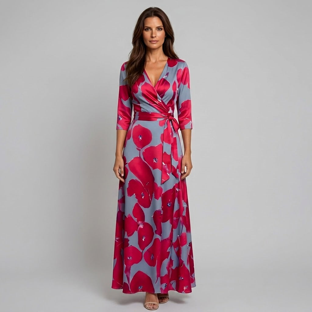Lynor Women's Floral Maxi Dress studio shot
