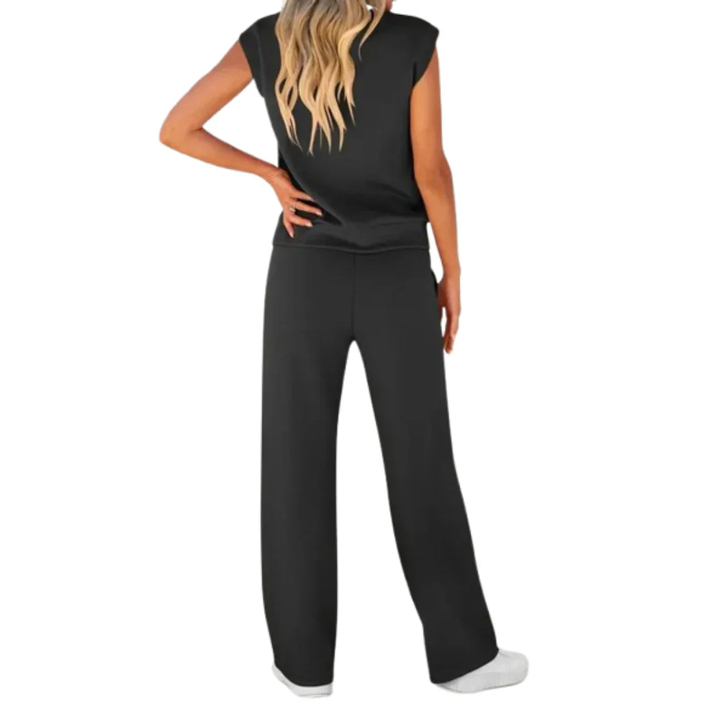 Womens Lounge Set - Soft Fabric Loungewear Co-Ord for Casual Summer Style, Available in Multiple Sizes and Colors - 11