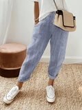Fiona Women's Trousers | Comfortable Fit, Vertical Stripe Design - 2