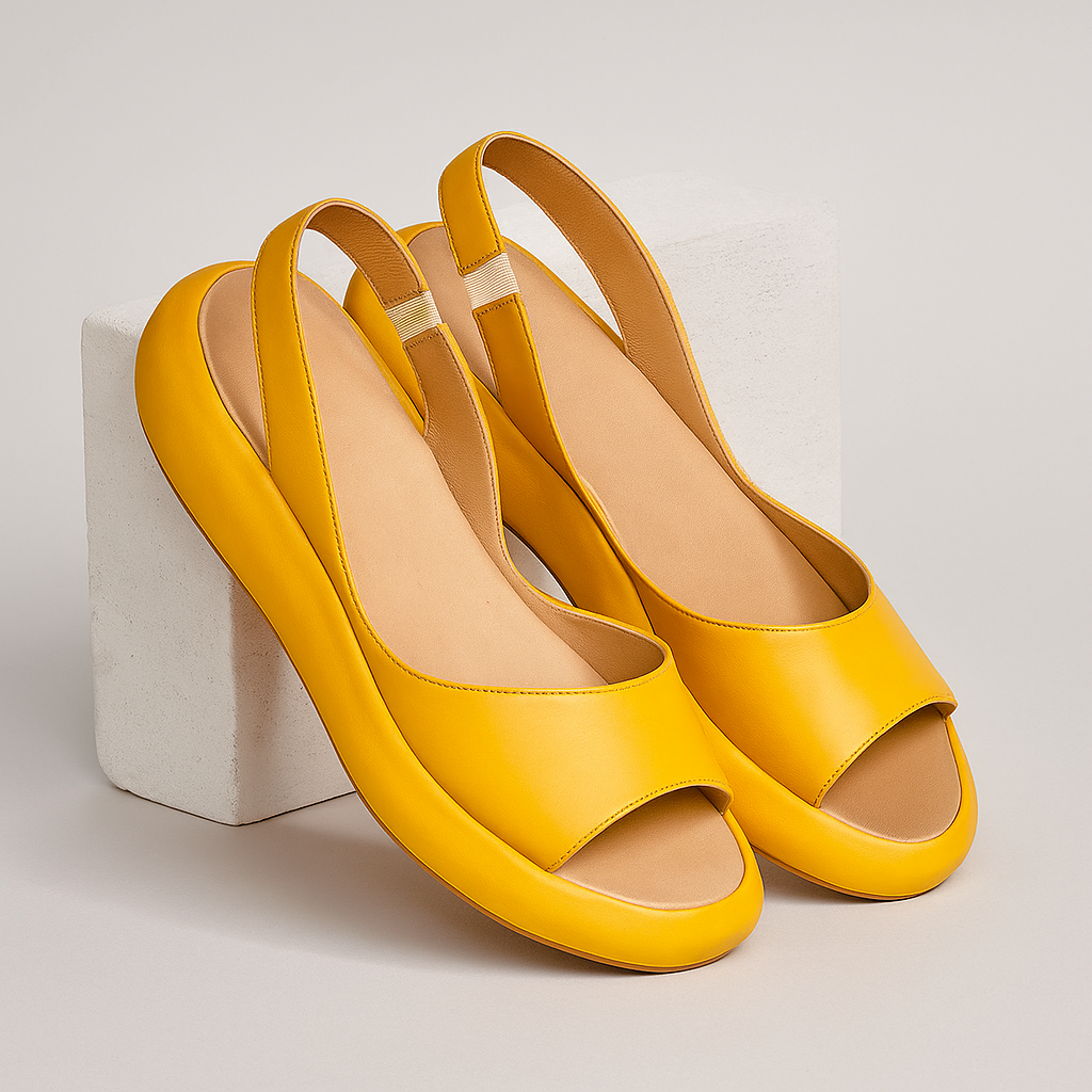 Womens Sandals - Open-Toe Comfort Design with Slip-Resistant Sole, Breathable Leather Upper, Perfect for Casual and Semi-Formal Wear - 4