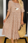 Zerelle Women's Midi Dress | Soft Breathable Blend, Elegant Summer Style - 2