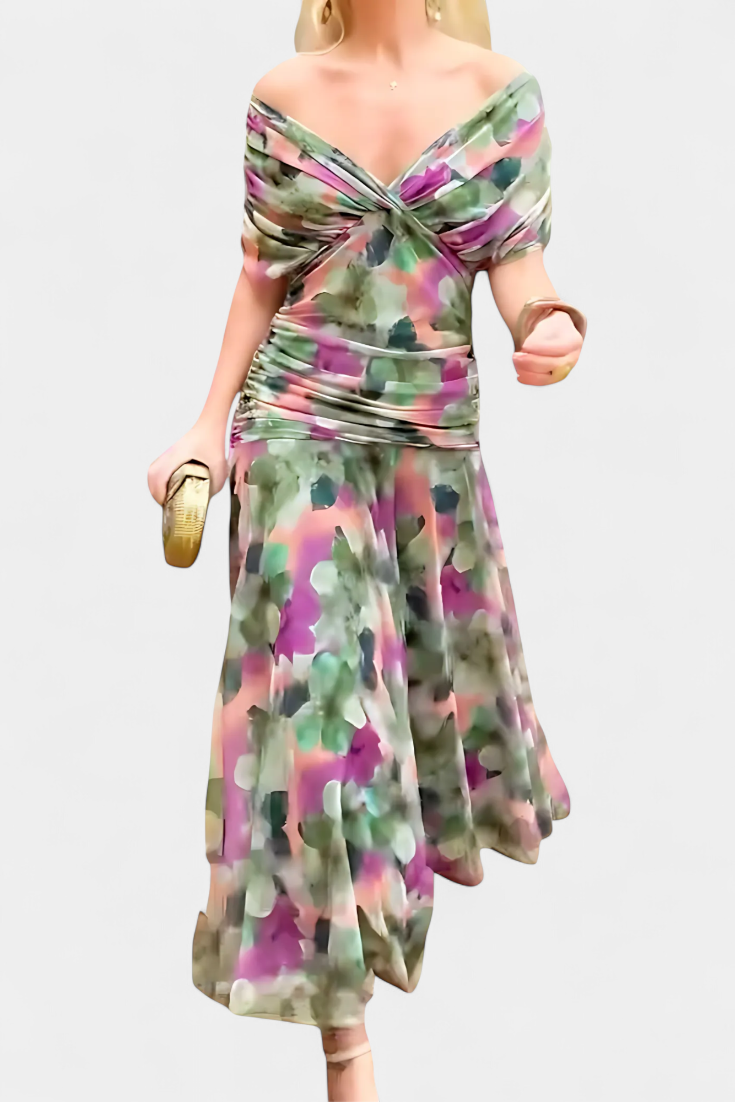Fiona Women's Maxi Dress | Floral Print, Elegant Design - 18