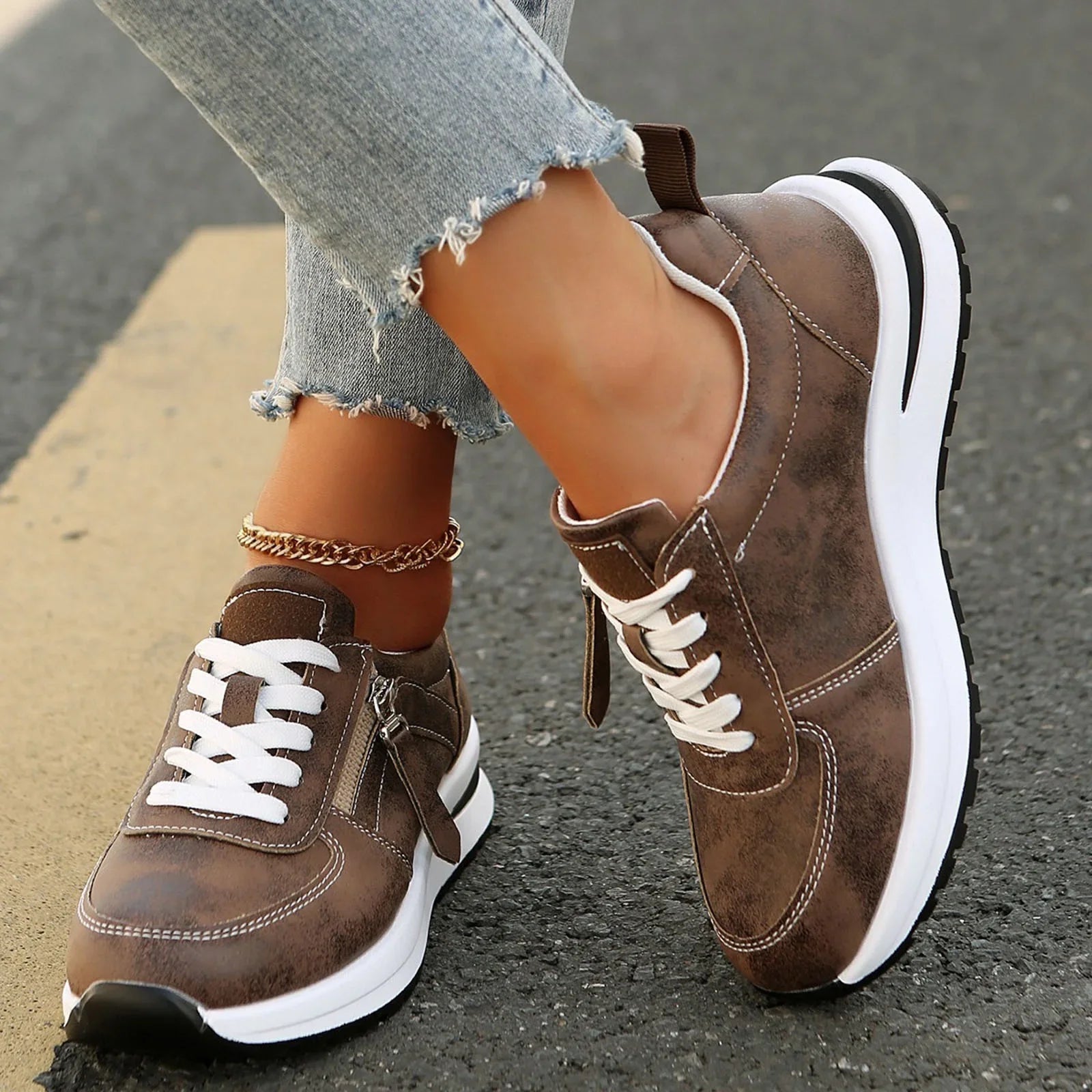 Lacey Women's Sneakers | Cushioned Orthopedic Support, Best Walking Shoes for Women - 2