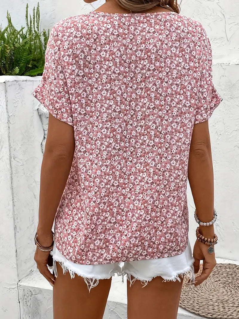 Virellea Women's Long Sleeve Blouse | Elegant Floral Design, Lightweight & Breathable - 2
