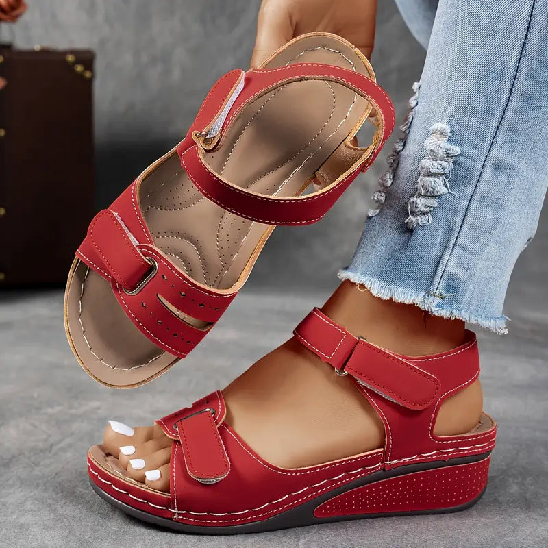 Nina Women's Sandals | Orthopedic Wedge Heel Comfort - 8