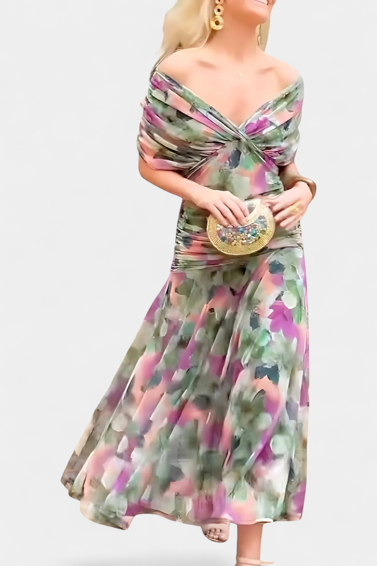 Fiona Women's Maxi Dress | Floral Print, Elegant Design - 19