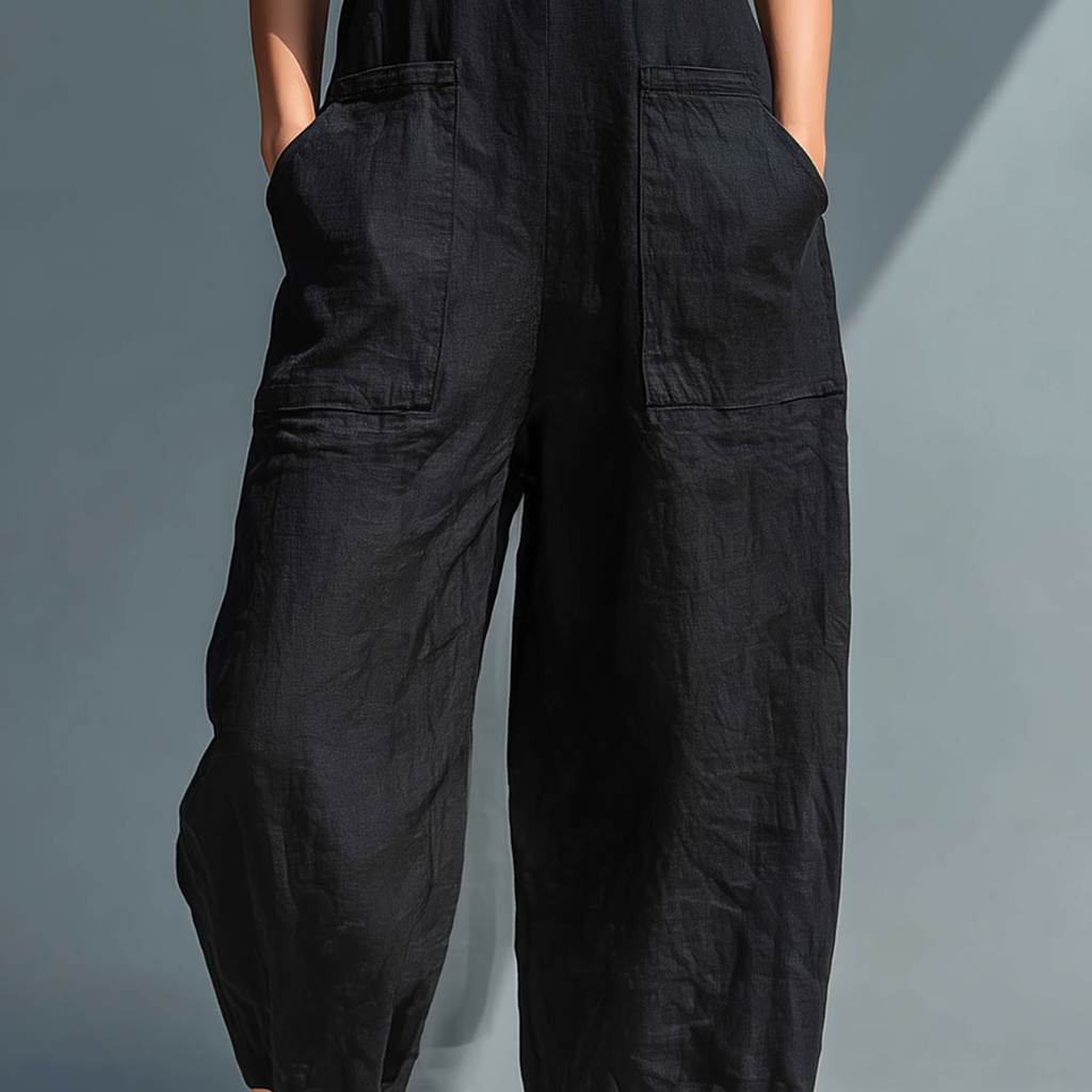 Luna Women's Jumpsuit | Sleeveless, Lightweight Elegance - 4