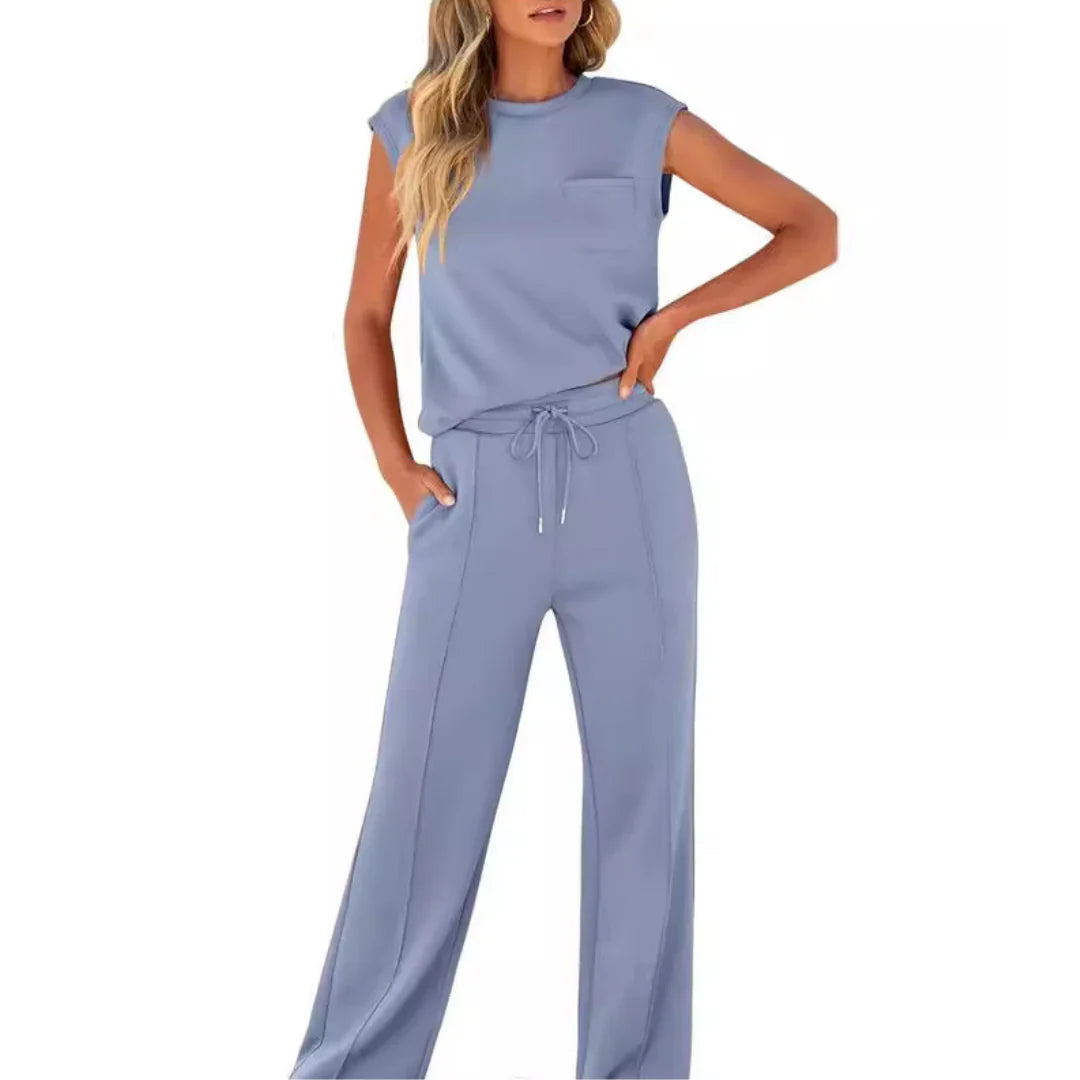 Womens Lounge Set - Soft Fabric Loungewear Co-Ord for Casual Summer Style, Available in Multiple Sizes and Colors - 5