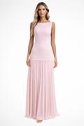 Eline Women's Maxi Dress | Elegant Pleated Design for Formal Occasions - 3