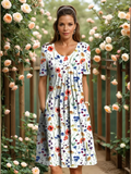 Mari Women's A-Line Dress | Soft Breathable Fabric, Plus Size Available - 1