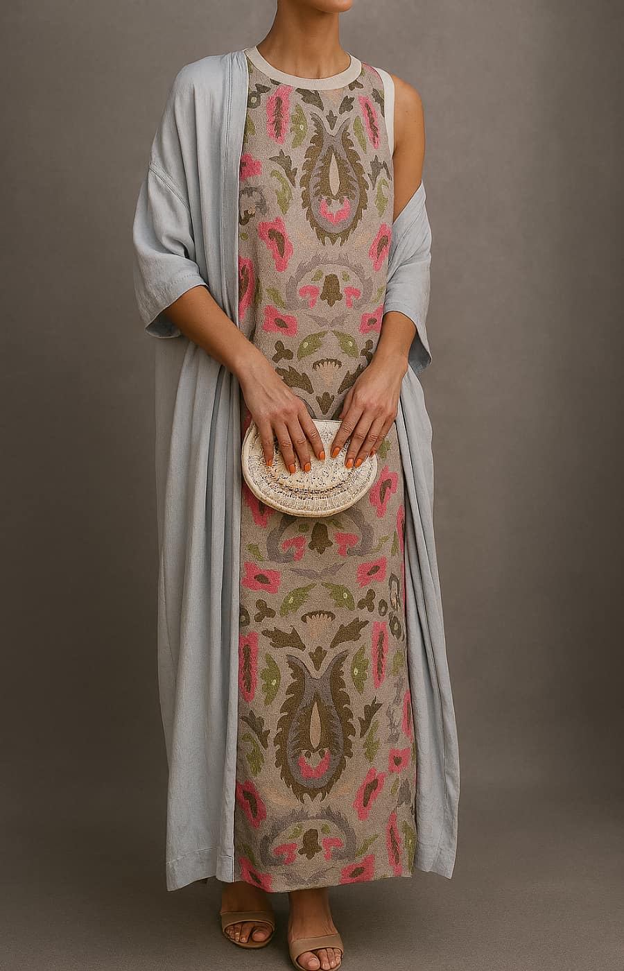 Cora Women's Maxi Dress | Elegant Flowing Silhouette, Perfect for Summer Events - 3