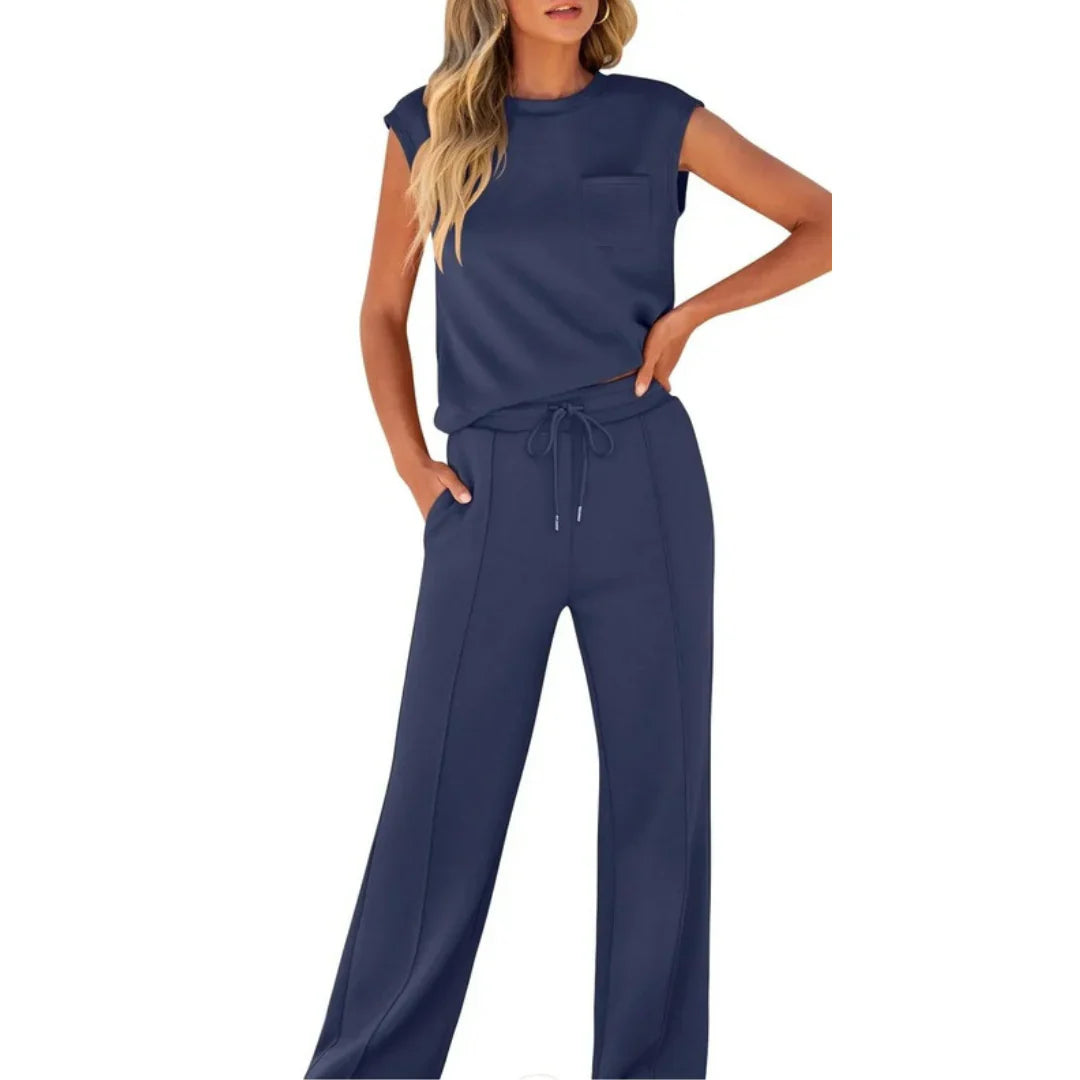 Womens Lounge Set - Soft Fabric Loungewear Co-Ord for Casual Summer Style, Available in Multiple Sizes and Colors - 8