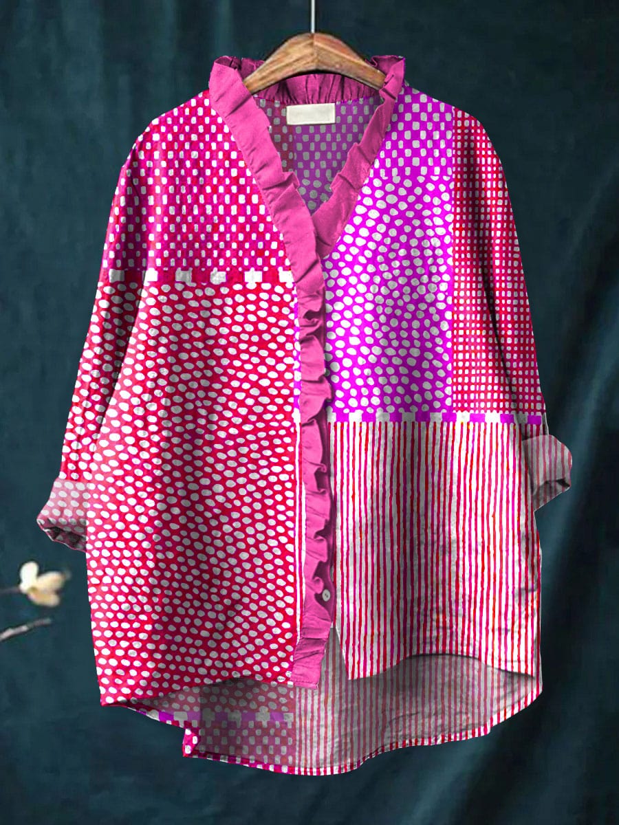 Cassandra Women's Blouse | Lightweight Polyester, Long Sleeve Elegant Fit - 1
