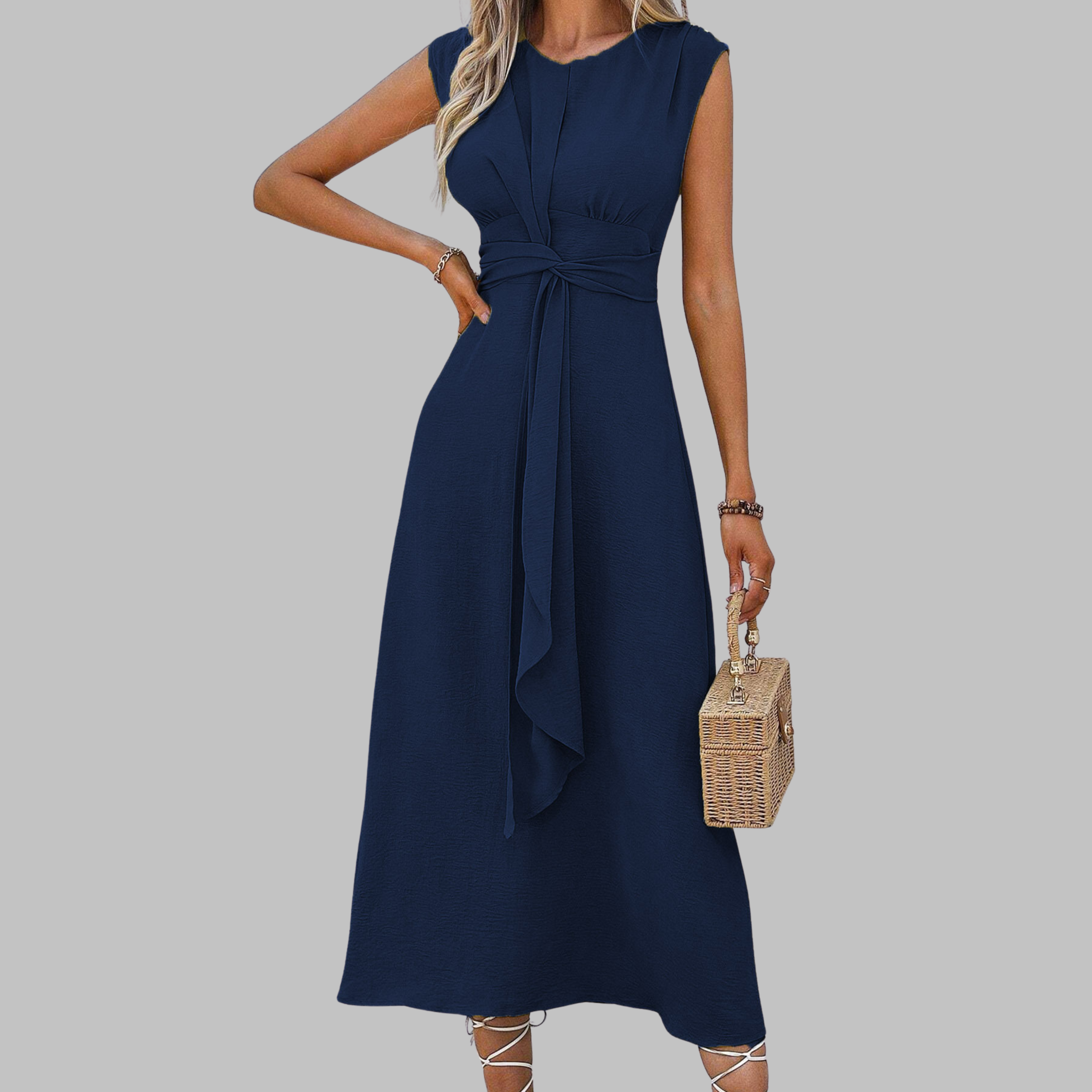 Elegant Womens Maxi Dress - Sleeveless Summer Dress for Casual and Formal Occasions - 7