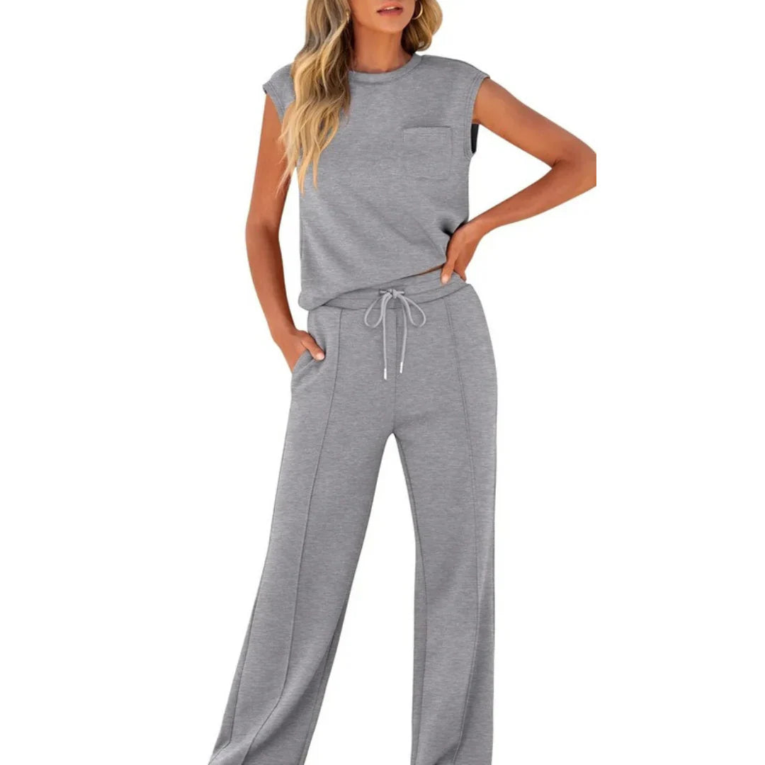 Womens Lounge Set - Soft Fabric Loungewear Co-Ord for Casual Summer Style, Available in Multiple Sizes and Colors - 9