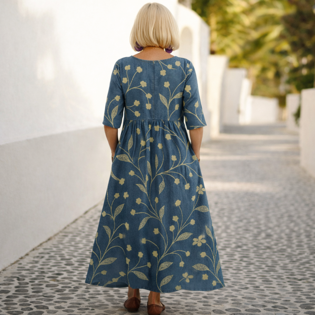 Lily Women's Midi Dress | Effortless Comfort, Lightweight Fabric - 2