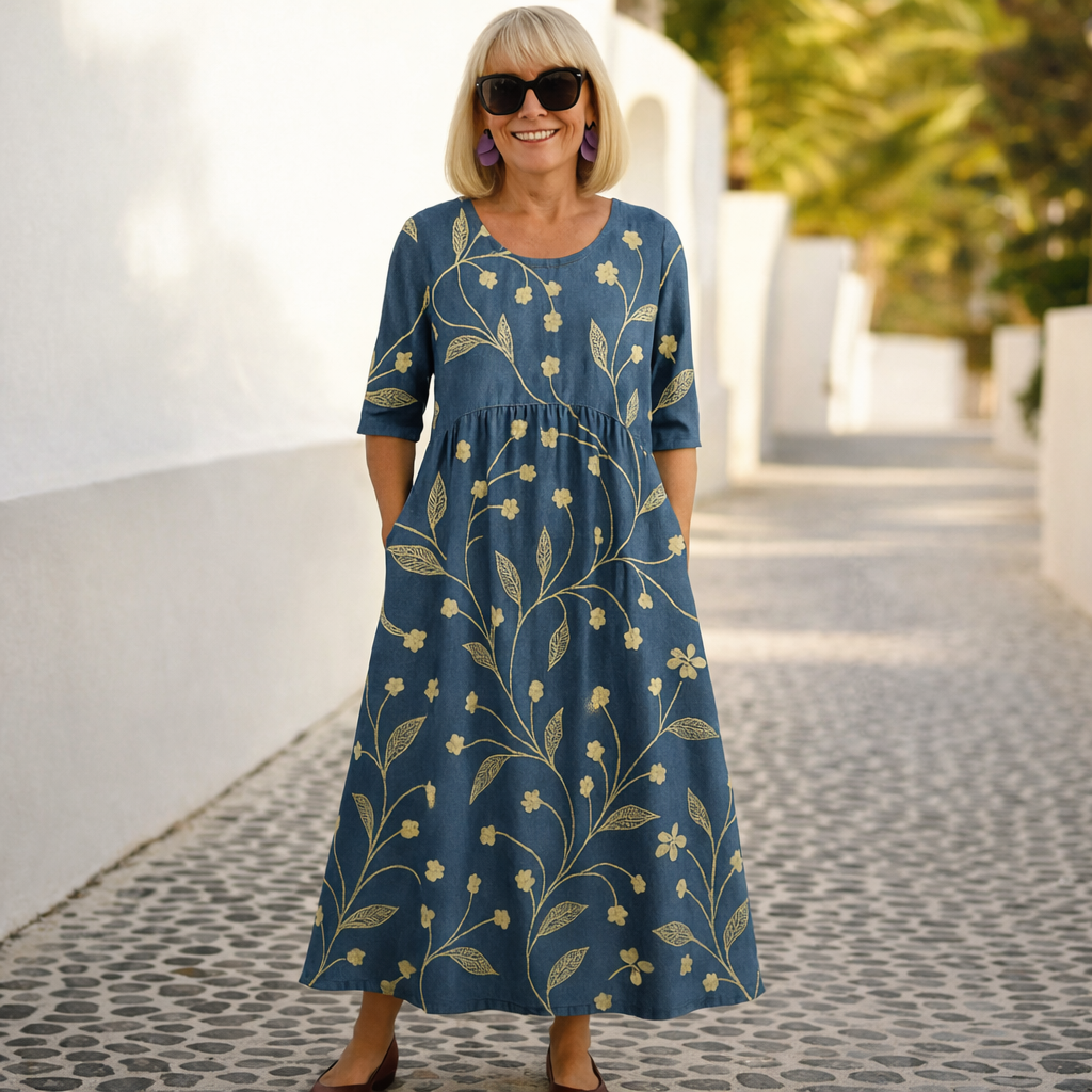 Lily Women's Midi Dress | Effortless Comfort, Lightweight Fabric - 1