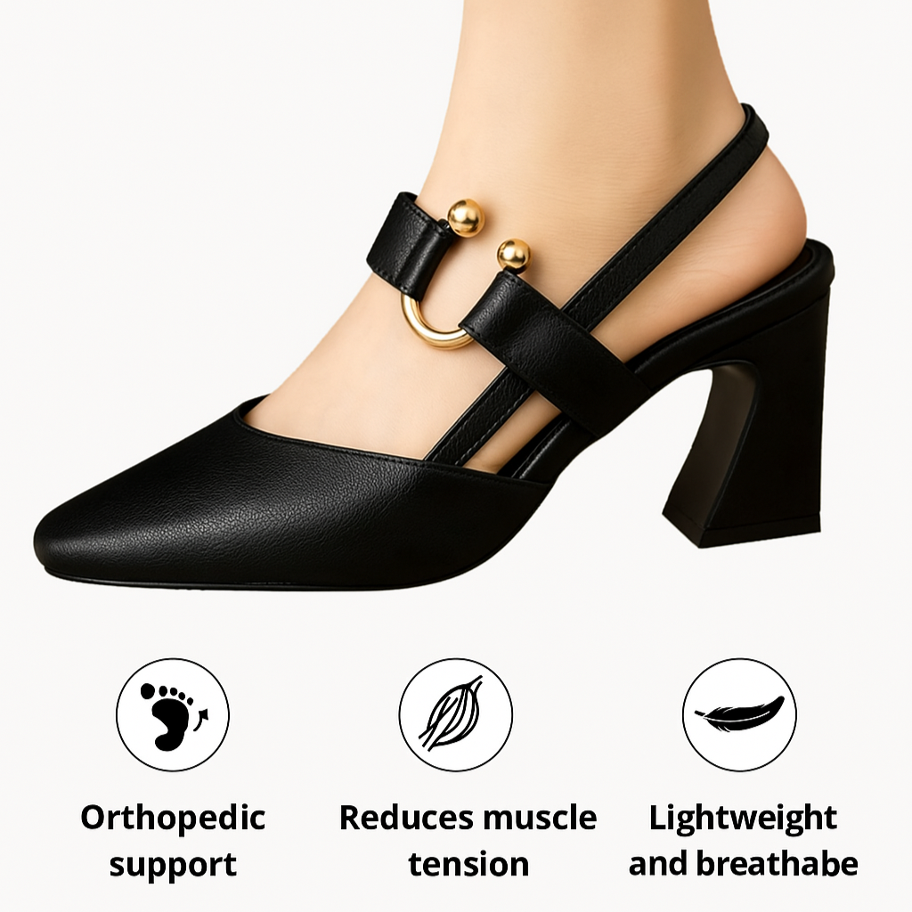Diva Women's Orthopedic Comfort Heels | Maximum Support, Pain Relief - 7
