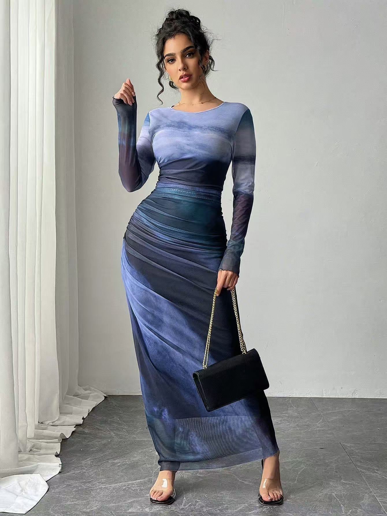 Womens Maxi Dress in Stylish Prints – Comfortable Summer Dress for Casual Outings and Evening Events - 9
