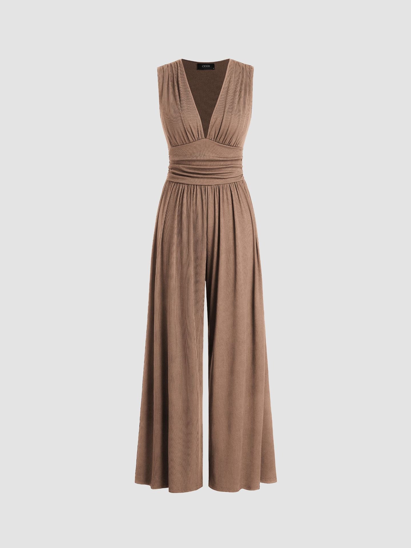 Chic Sleeveless Wide-Leg Womens Jumpsuit – Elegant Black or White Jumpsuit for Versatile Styling and All-Day Comfort - 6