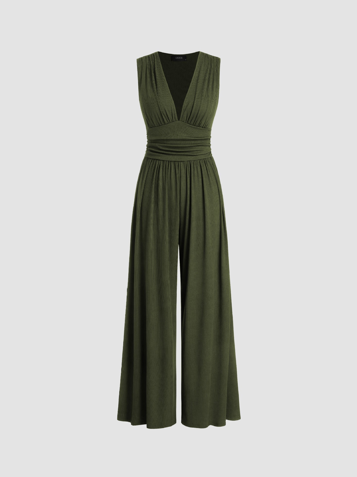 Chic Sleeveless Wide-Leg Womens Jumpsuit – Elegant Black or White Jumpsuit for Versatile Styling and All-Day Comfort - 5