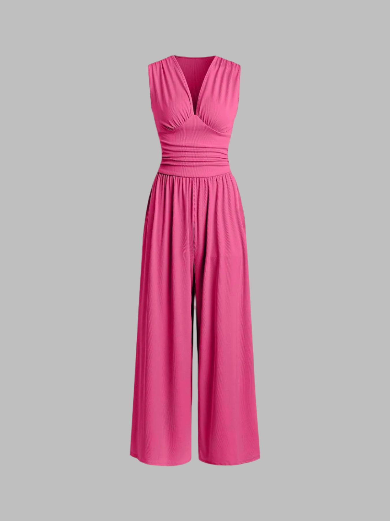 Chic Sleeveless Wide-Leg Womens Jumpsuit – Elegant Black or White Jumpsuit for Versatile Styling and All-Day Comfort - 8