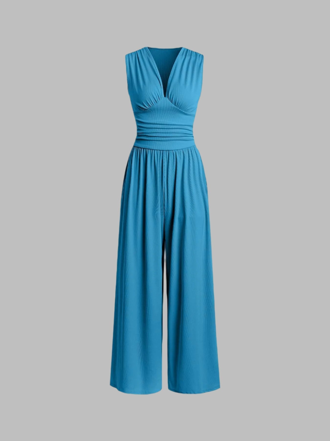 Chic Sleeveless Wide-Leg Womens Jumpsuit – Elegant Black or White Jumpsuit for Versatile Styling and All-Day Comfort - 9