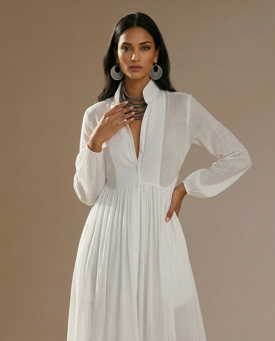 Rhea Women's Maxi Dress | Lightweight Fabric, Elegant Silhouette, Plus Size Available - 6