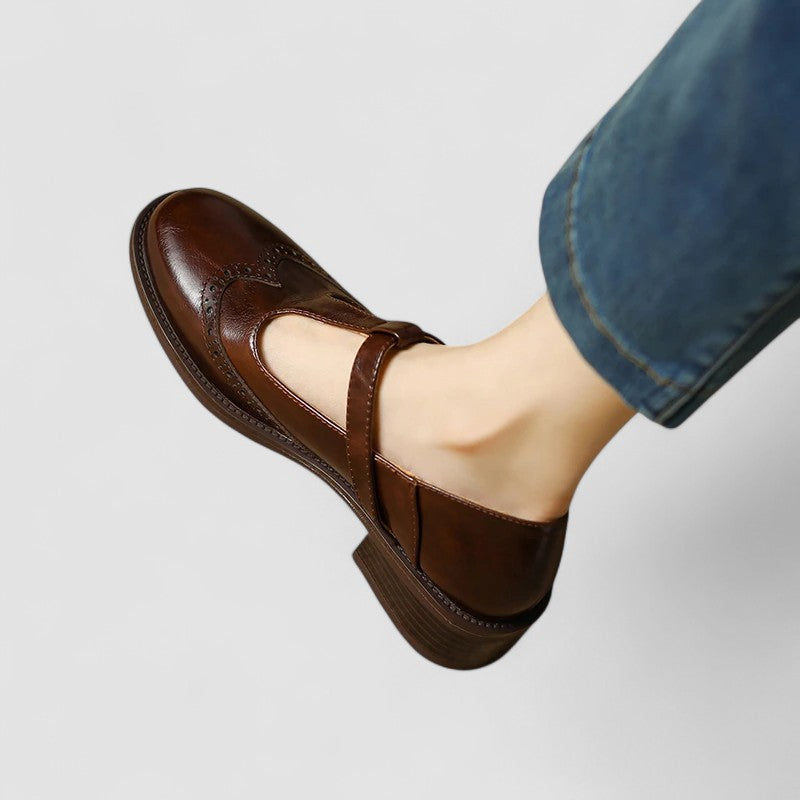 Olivia Women's Mary Jane Shoes | Comfortable Low Heel, Versatile Design - 10