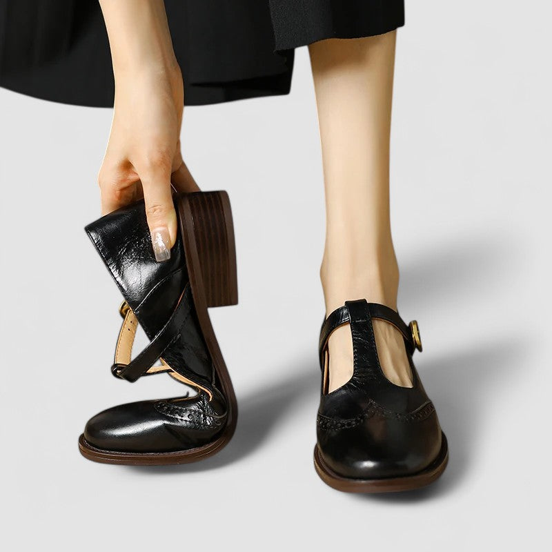 Olivia Women's Mary Jane Shoes | Comfortable Low Heel, Versatile Design - 5