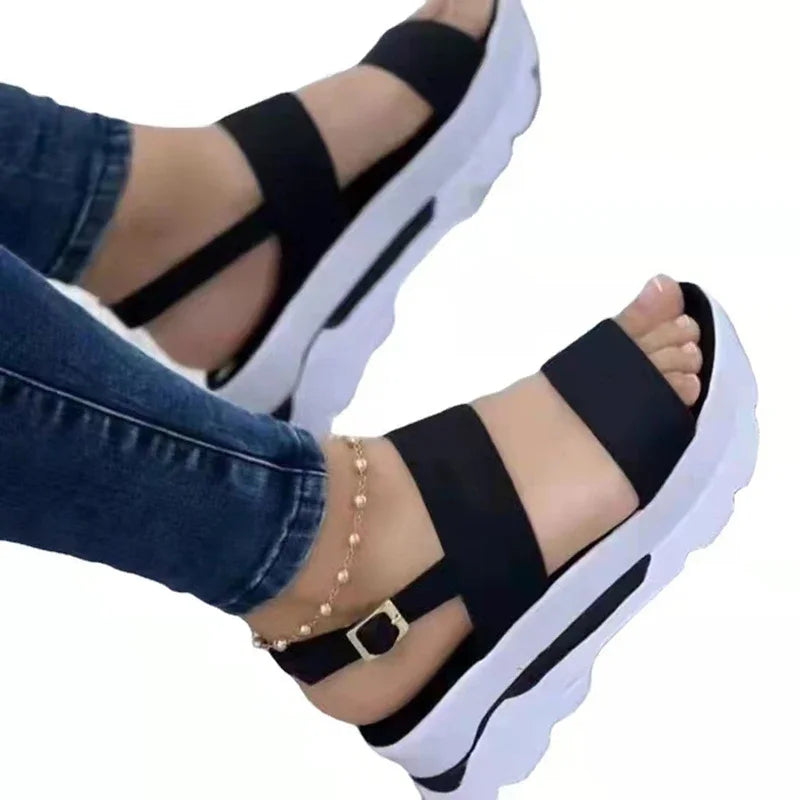 Wendy Women's Wedge Sandals | Low Platform, Comfortable Design - 6