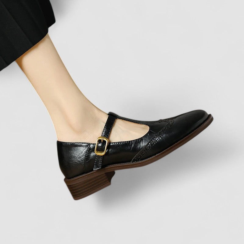 Olivia Women's Mary Jane Shoes | Comfortable Low Heel, Versatile Design - 7