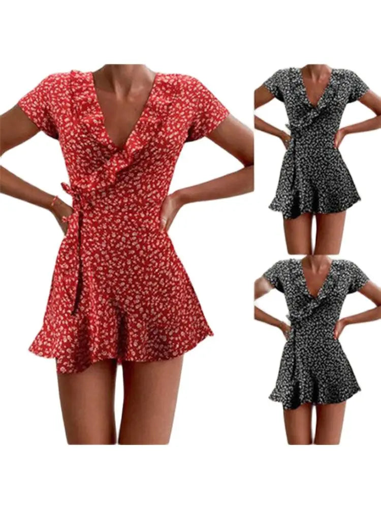 Flora Women's Mini Dress | Elegant A-Line with Ruffles - 6