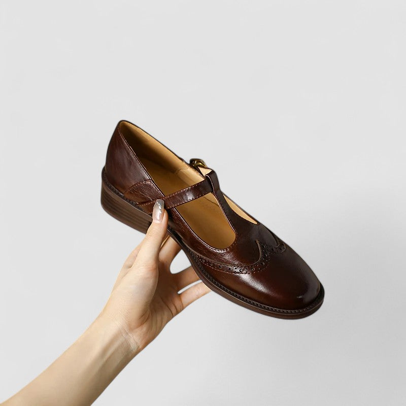 Olivia Women's Mary Jane Shoes | Comfortable Low Heel, Versatile Design - 11
