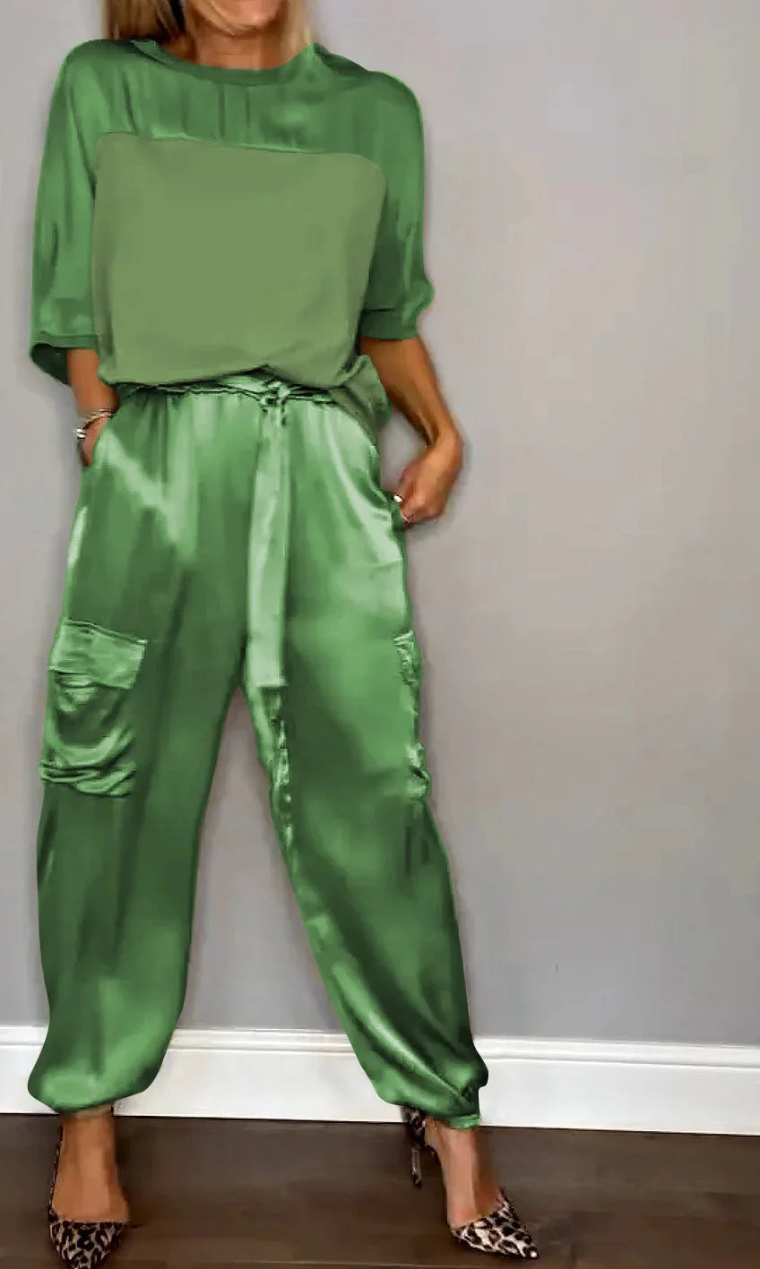 Averielle Women's Co Ord Set | Soft Blend Fabric, Elegant Comfort - 5