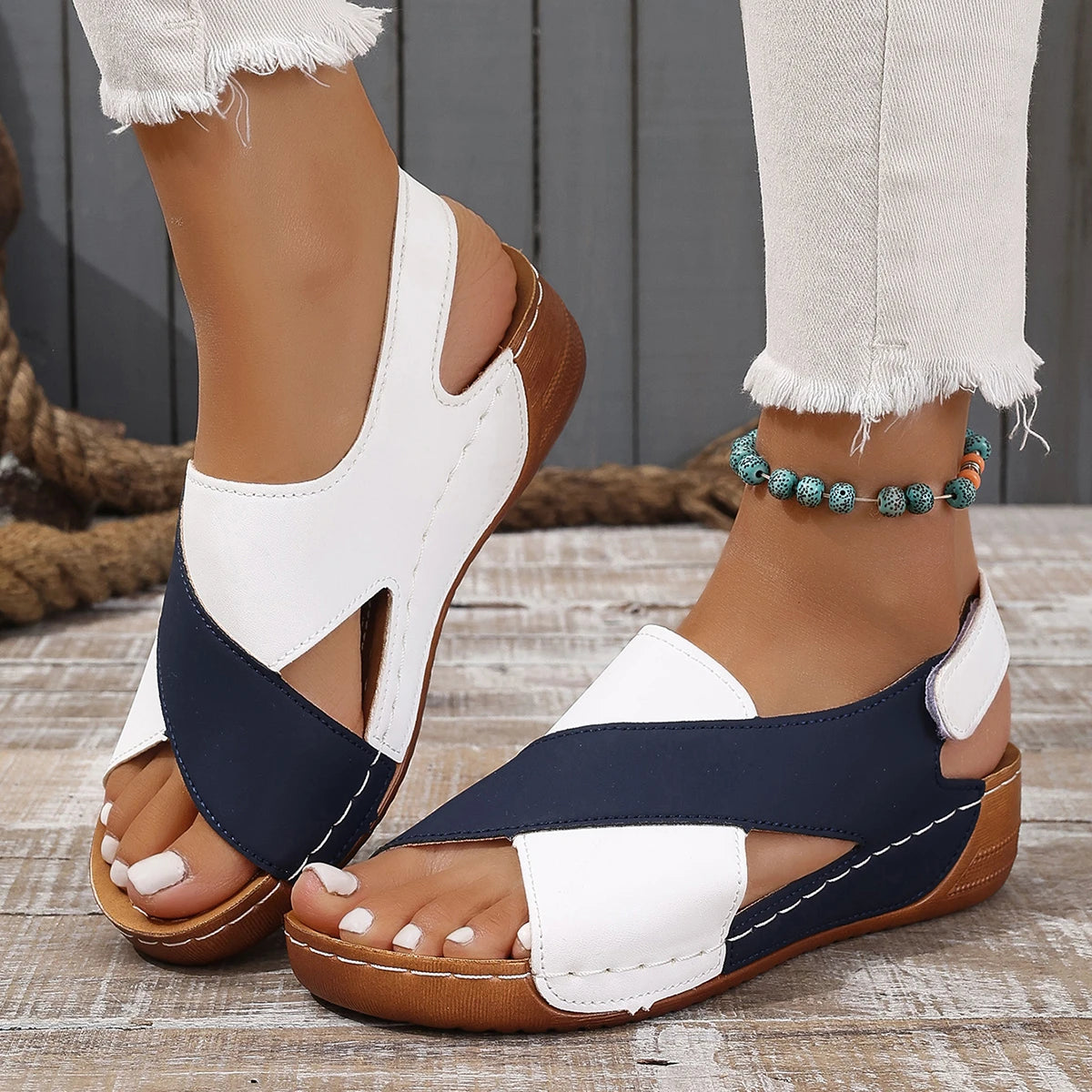 Soleil Women's Wedge Sandals | Stylish Comfort for Casual Summer Wear - 6