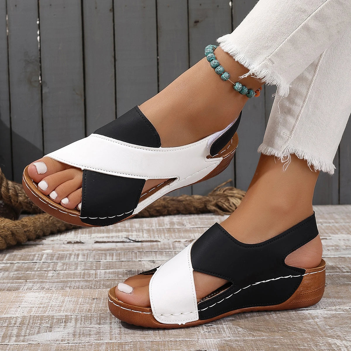 Soleil Women's Wedge Sandals | Stylish Comfort for Casual Summer Wear - 1
