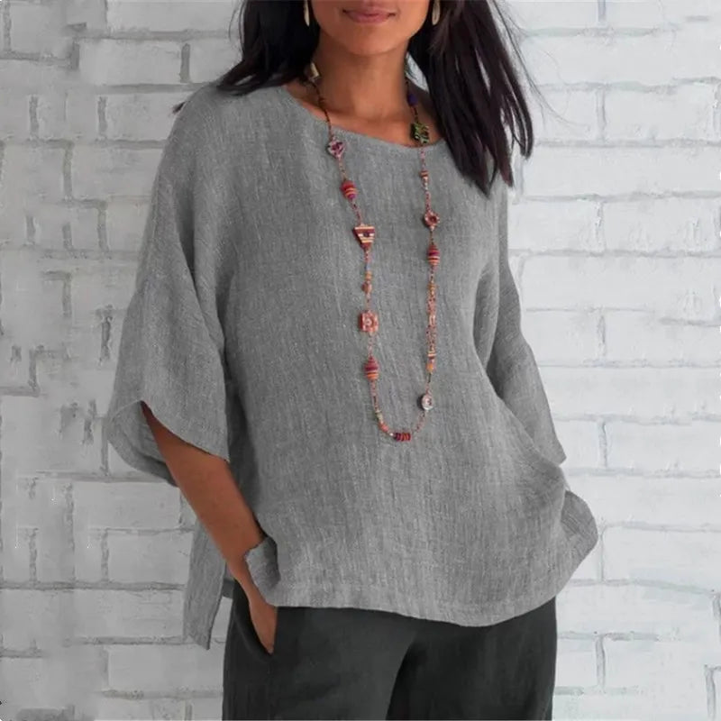 Cora Women's Casual Blouse | Lightweight Cotton - 6