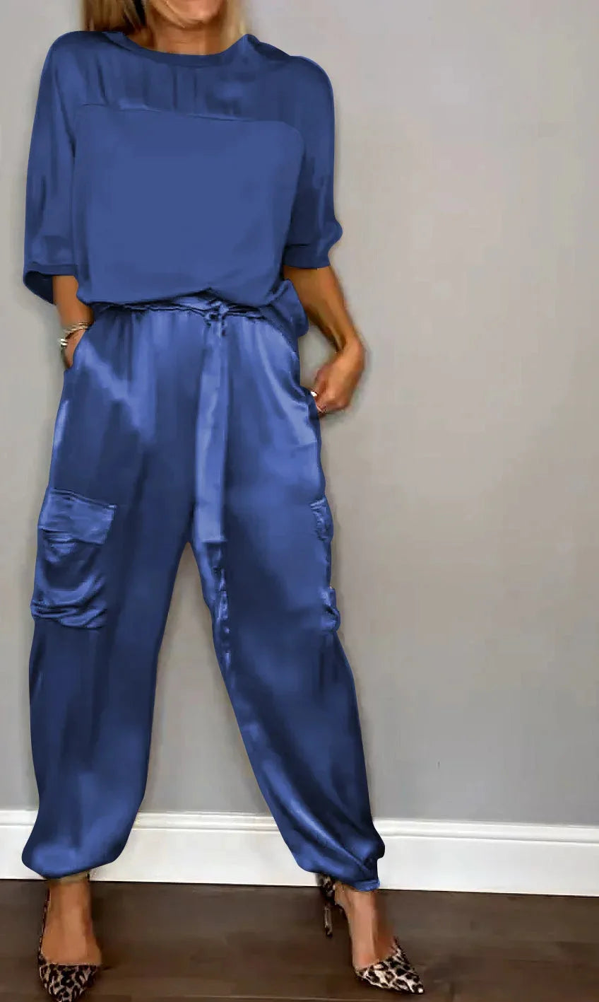 Averielle Women's Co Ord Set | Soft Blend Fabric, Elegant Comfort - 7