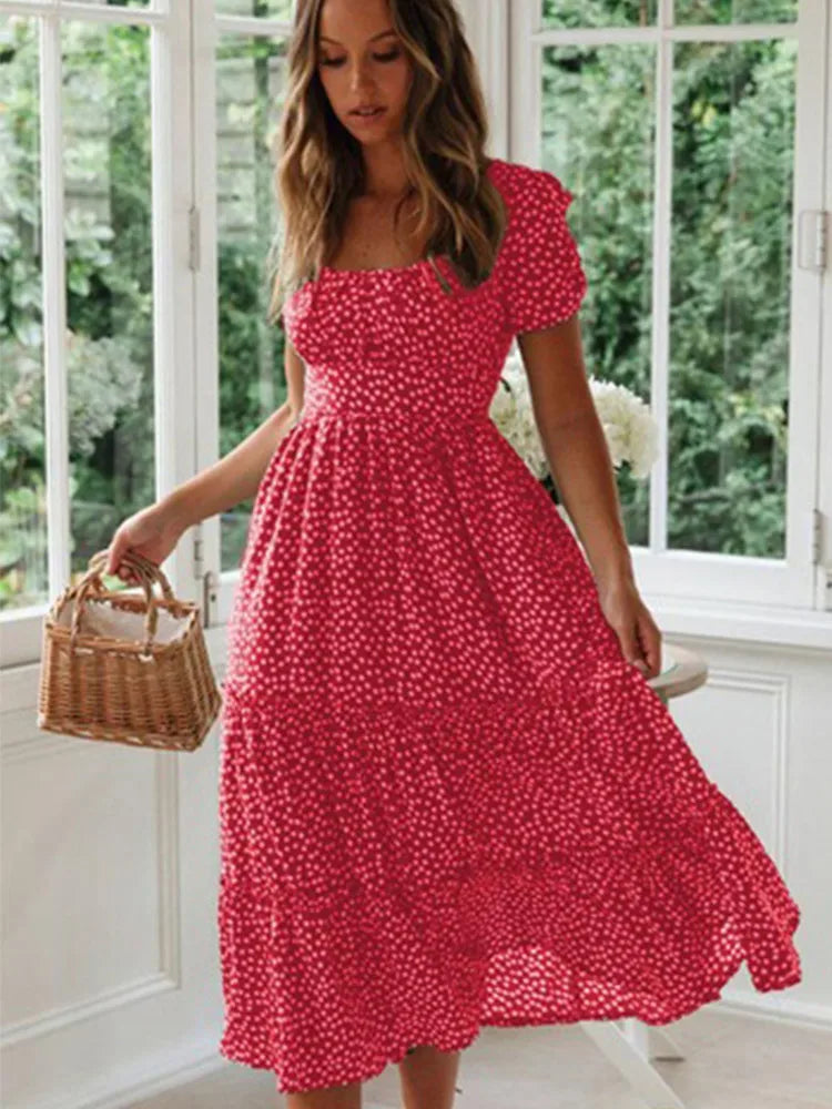 Vera Women's Maxi Dress | Vintage Floral Print - 7