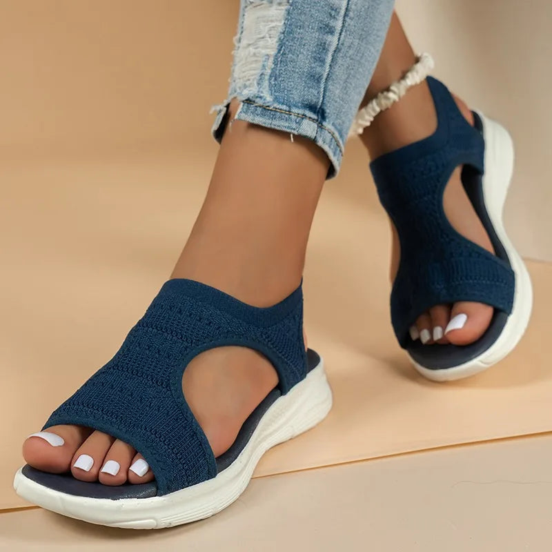 Wendy Women's Wedge Sandals | Comfortable Mesh Design, Casual Summer Footwear - 1