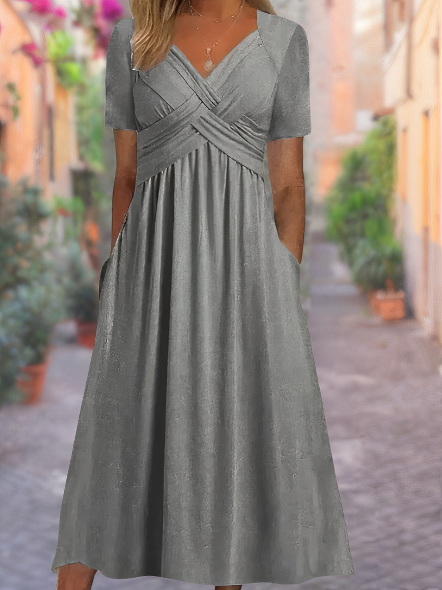 Sophie Women's Dress | Lightweight V-Neck Summer Dress - 5