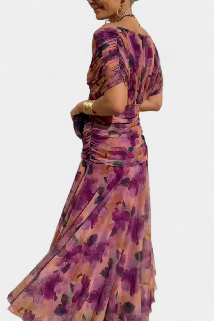 Fiona Women's Maxi Dress | Floral Print, Elegant Design - 5