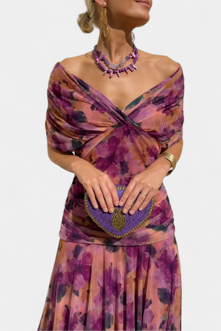 Fiona Women's Maxi Dress | Floral Print, Elegant Design - 6