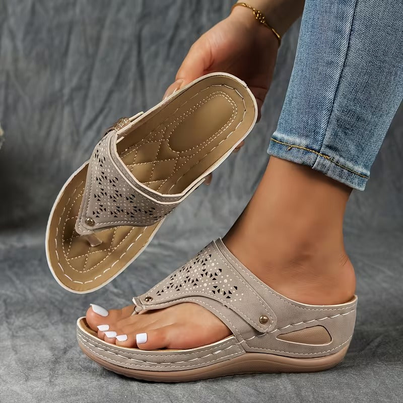 Ava Women's Wedge Sandals | Arch Support Design, Comfortable Fit - 9