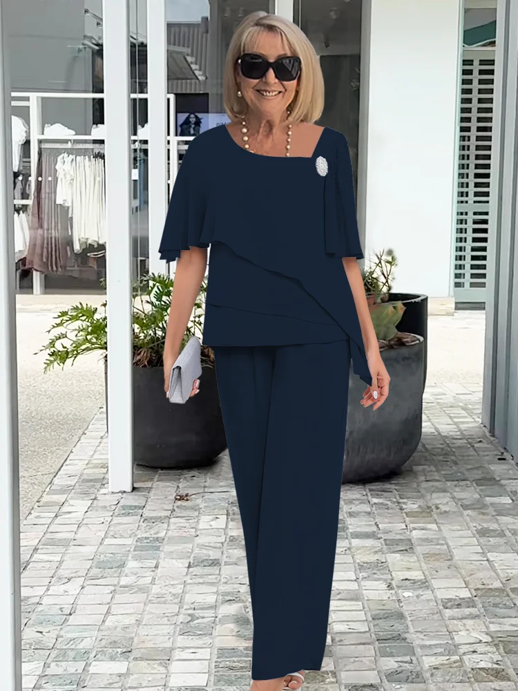 Bella Women's Two Piece Set | Elegant Layered Design, Matching Co Ord Sets - 4