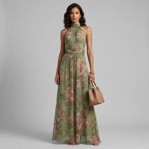 Celia Women's Maxi Dress studio shot