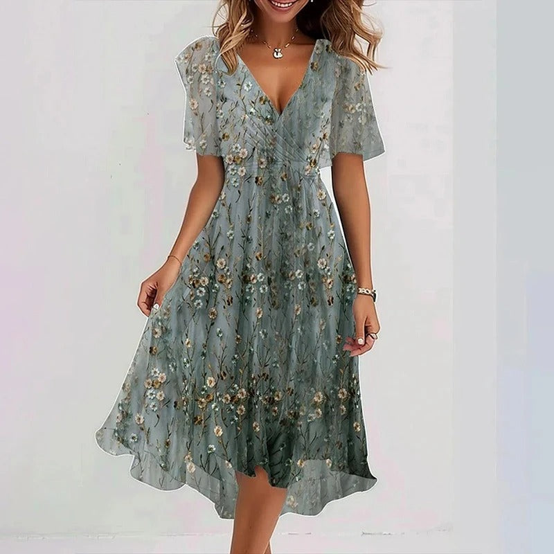Yara Women's Cocktail Dress | Vibrant Elegance, Tailored Fit - 10