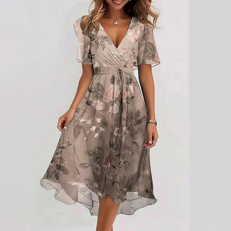 Yara Women's Cocktail Dress | Vibrant Elegance, Tailored Fit - 4